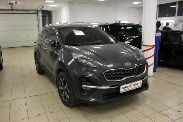 Установка охранного комплекса на Kia Sportage