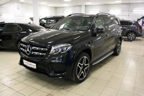Установка охранного комплекса на Mercedes GLS-class