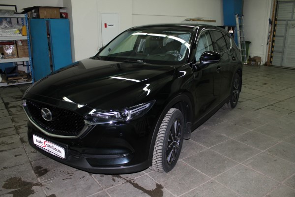 Установка охранного комплекса на Mazda CX-5