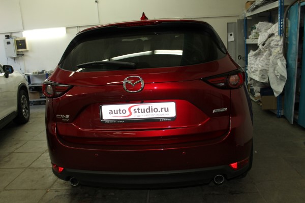 Установка охранного комплекса на Mazda CX-5