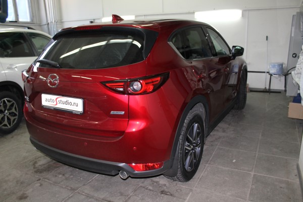 Установка охранного комплекса на Mazda CX-5