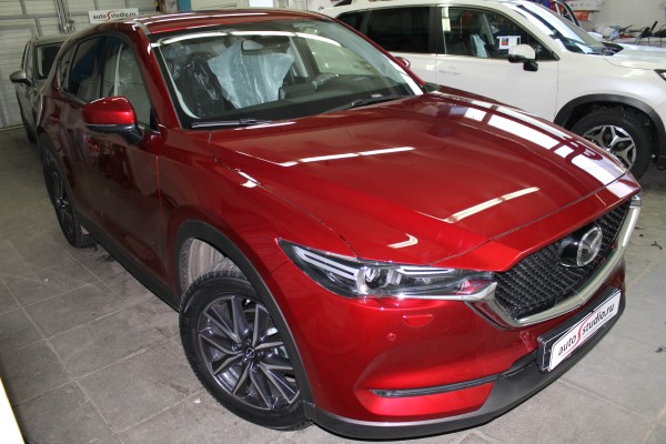 Установка охранного комплекса на Mazda CX-5