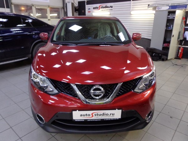 Установка охранного комплекса на Nissan Qashqai