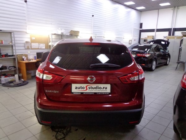 Установка охранного комплекса на Nissan Qashqai