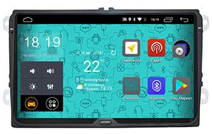 					Штатное головное устройство ParaFar Штатная магнитола 4G/LTE IPS матрица для VW, Skoda, Seat (универсальная) экран 9&quot; на Android 7.1.1 (PF904F)
