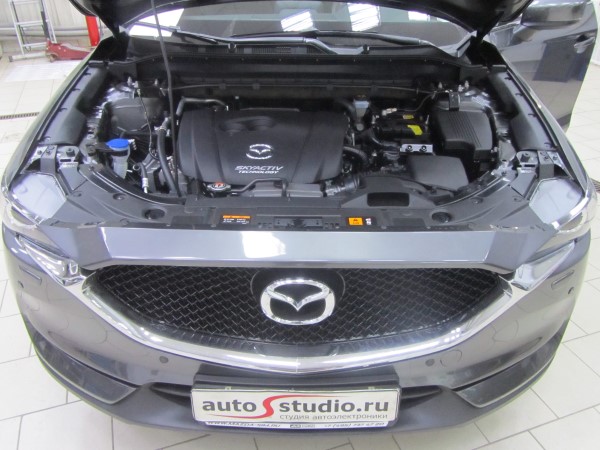 Установка охранного комплекса на Mazda CX-5
