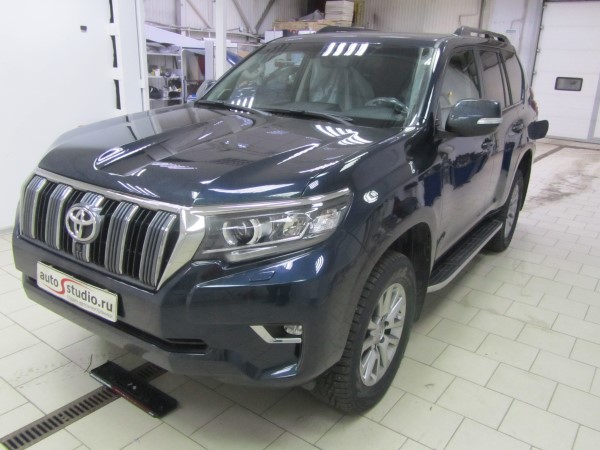 Установка охранного комплекса на Toyota Land Cruiser Prado