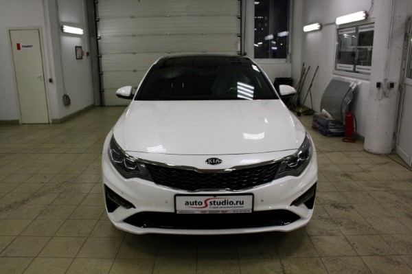 Установка охранного комплекса на Kia Optima