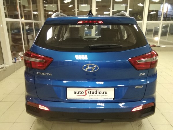 Установка охранного комплекса на Hyundai Creta