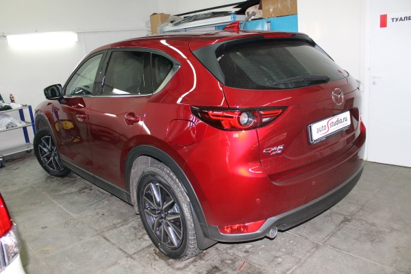 Установка охранного комплекса на Mazda CX-5