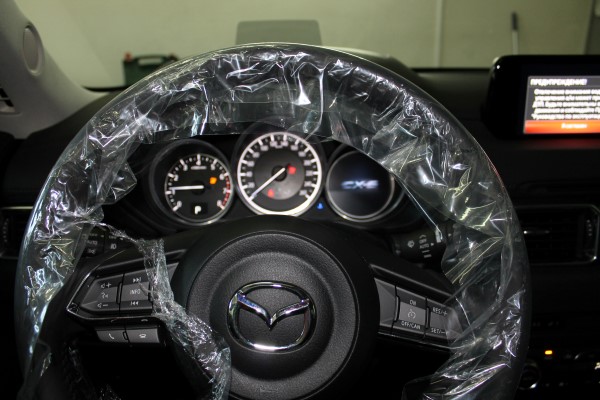 Установка охранного комплекса на Mazda CX-5