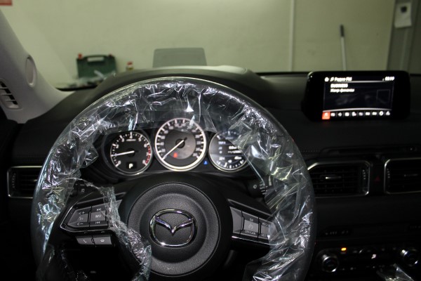 Установка охранного комплекса на Mazda CX-5