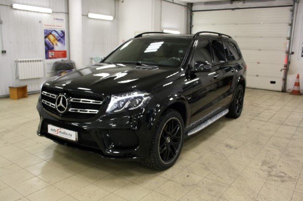 Установка охранного комплекса на Mercedes GLS