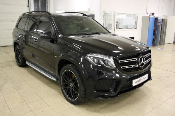 Установка охранного комплекса на Mercedes GLS