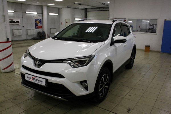 Установка охранного комплекса на Toyota RAV4