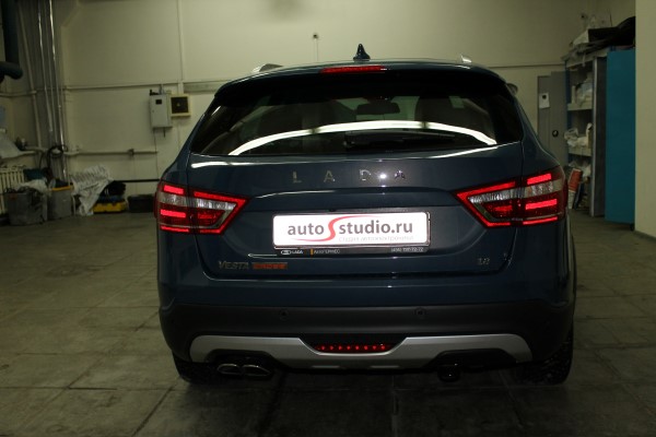 Установка охранного комплекса на Lada Vesta