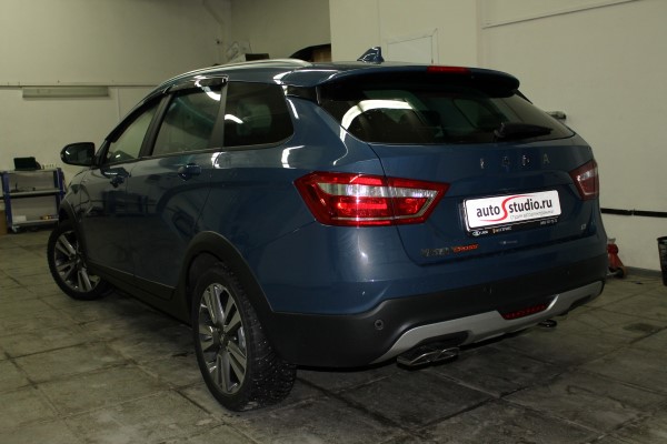 Установка охранного комплекса на Lada Vesta