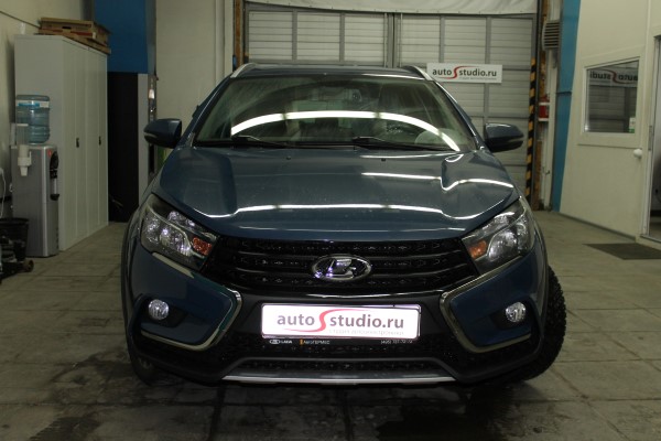 Установка охранного комплекса на Lada Vesta