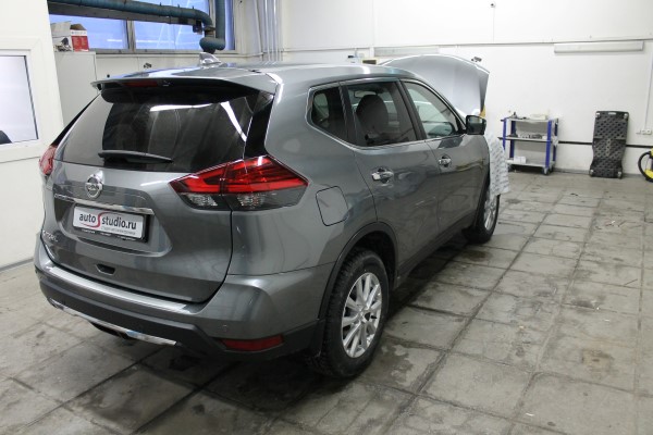 Установка охранного комплекса на Nissan X-Trail