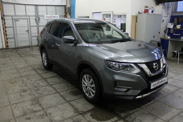 Установка охранного комплекса на Nissan X-Trail