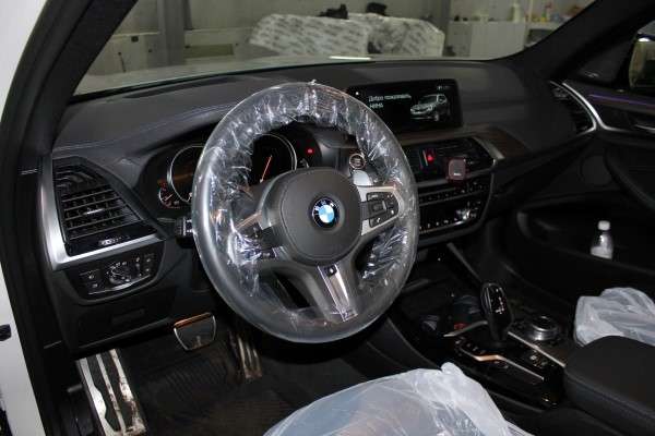 Установка охранного комплекса на BMW X3