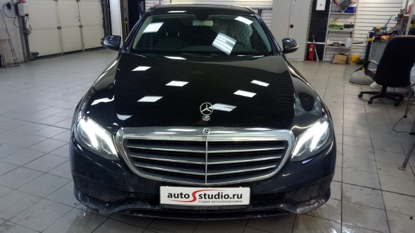 Установка охранного комплекса на Mercedes E-class
