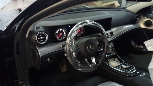Установка охранного комплекса на Mercedes E-class