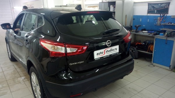 Установка охранного комплекса на Nissan Qashqai