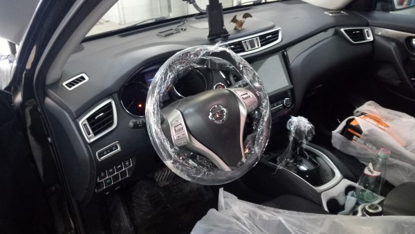 Установка охранного комплекса на Nissan X-Trail