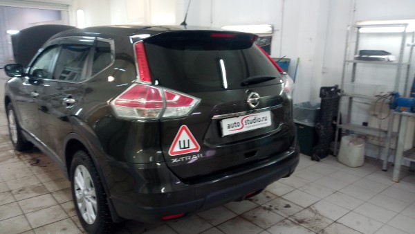 Установка охранного комплекса на Nissan X-Trail