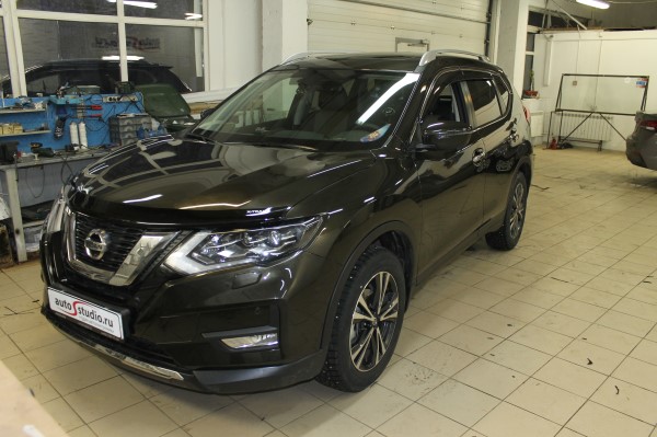 Установка охранного комплекса на Nissan X-Trail