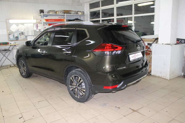 Установка охранного комплекса на Nissan X-Trail