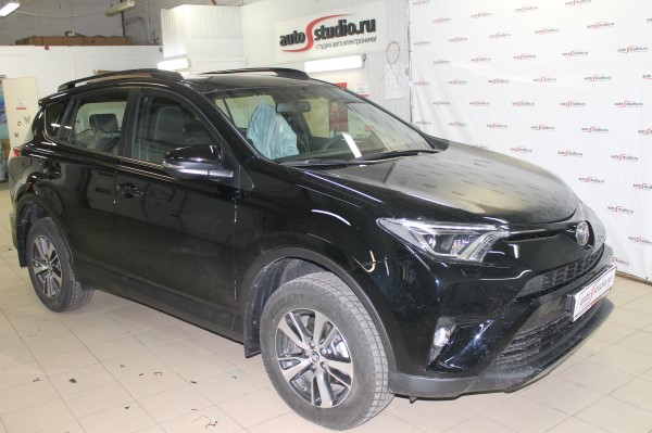 Установка охранного комплекса на Toyota RAV4