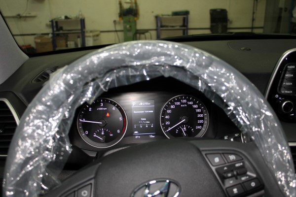 Установка охранного комплекса на Hyundai Tucson