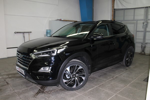 Установка охранного комплекса на Hyundai Tucson