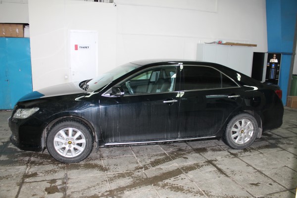 Установка охранного комплекса на Toyota Camry