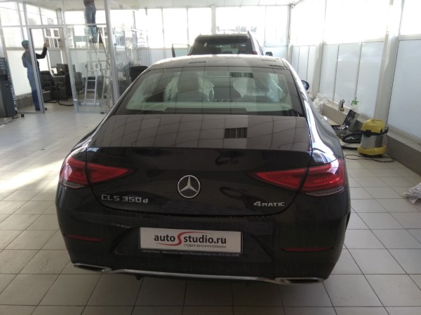 Установка охранного комплекса на Mercedes CLS