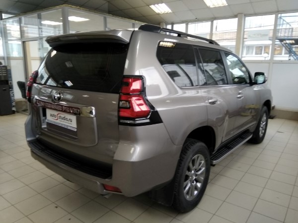 Установка охранного комплекса на Toyota Land Cruiser Prado