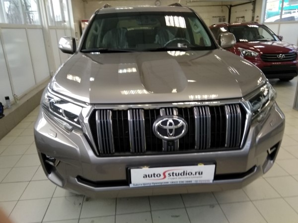 Установка охранного комплекса на Toyota Land Cruiser Prado