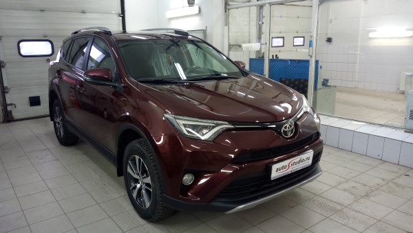 Установка охранного комплекса на Toyota RAV4
