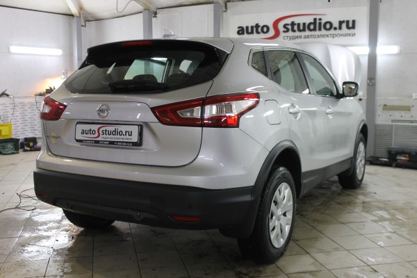 Установка охранного комплекса на Nissan Qashqai