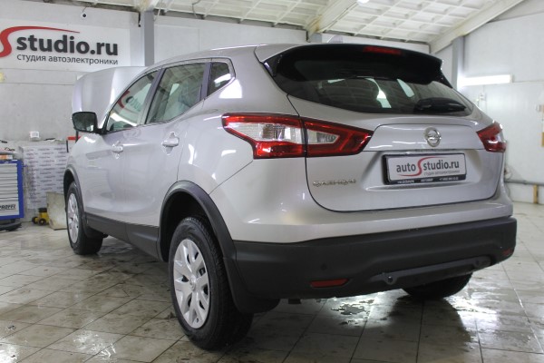 Установка охранного комплекса на Nissan Qashqai