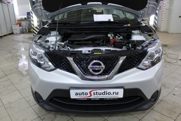 Установка охранного комплекса на Nissan Qashqai