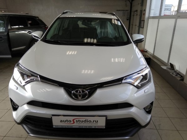 Установка охранного комплекса на Toyota RAV4