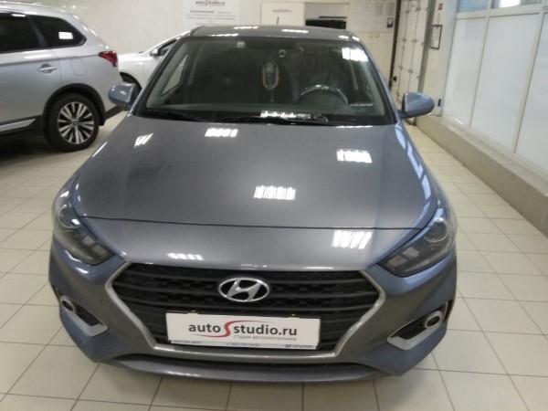 Установка сигнализации на Hyundai Solaris