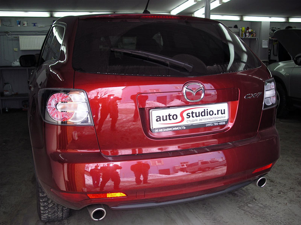 Установка охранного комплекса на Mazda CX7 Установка охранного комплекса на Mazda CX7