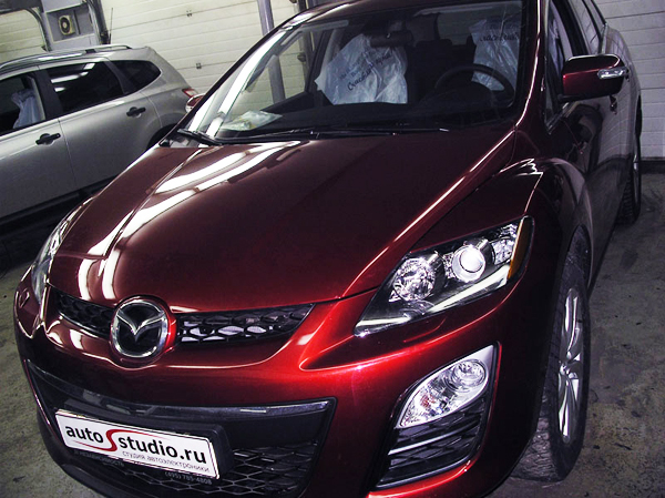 Установка охранного комплекса на Mazda CX7 Установка охранного комплекса на Mazda CX7