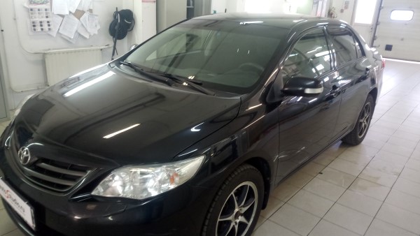 Установка сигнализации на Toyota Corolla