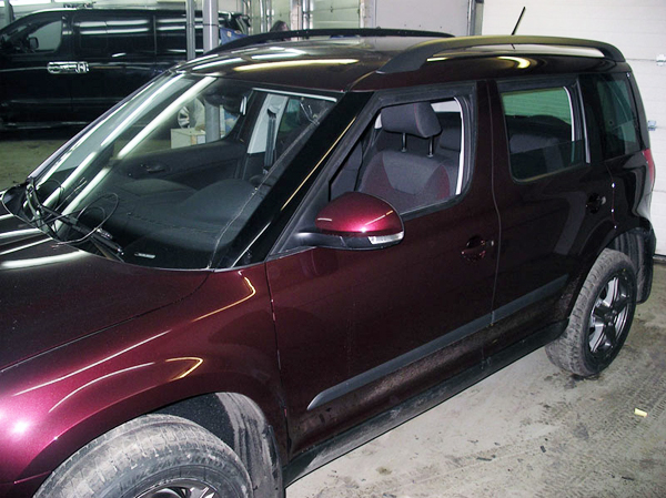 Установка противоугонного оборудования на Skoda Yeti