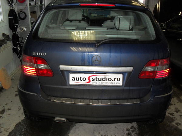 Установка охранного оборудования на Mercedes Benz 180 Установка охранного оборудования на Mercedes Benz 180